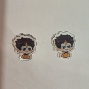 🍒🍒 (Bundle Only) Anime Haikyuu!! Yuu Nishinoya Earrings